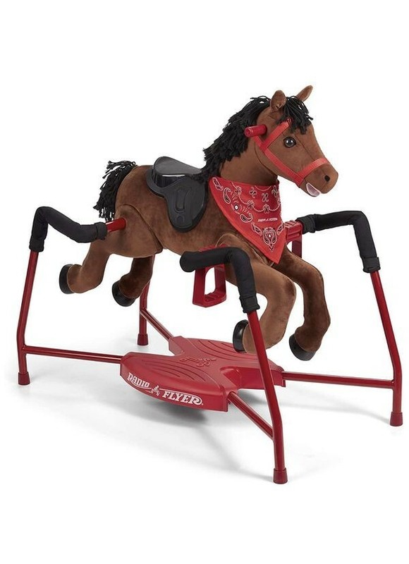 vintage radio flyer rocking horse